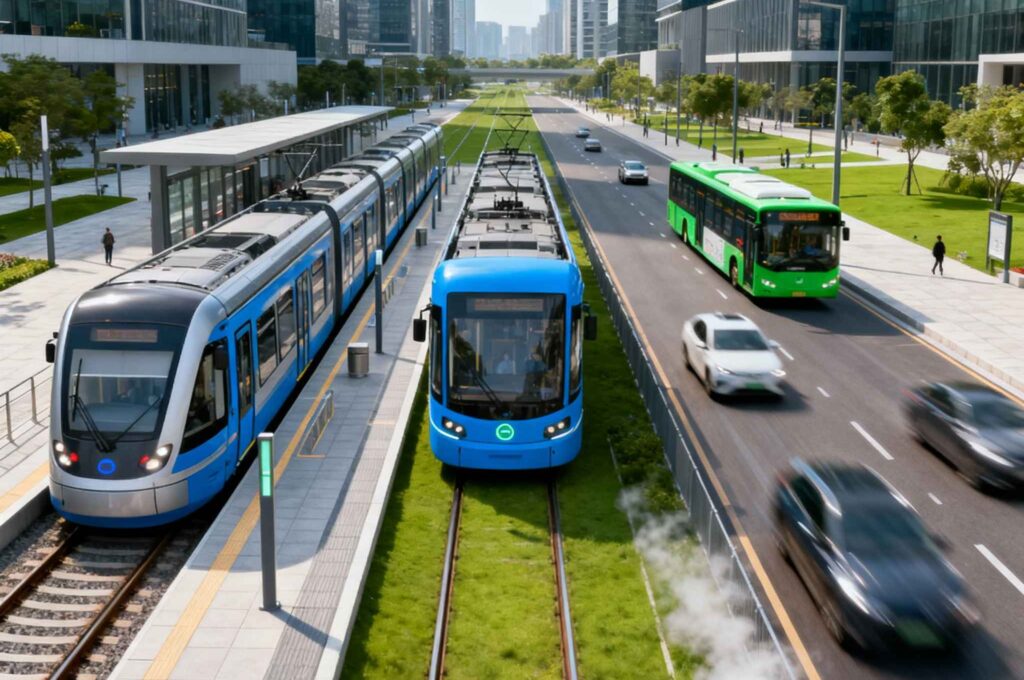 Comparison: Trams vs Metro, Bus, and Other Urban Transport