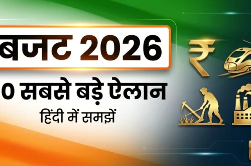 बजट 2026 के 10 सबसे बड़े ऐलान